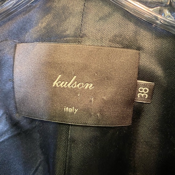 Kulson Black Duster or Long Fitted Coat - Picture 4 of 14